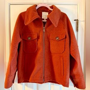 Avec Les Filles Burnt Orange Coat